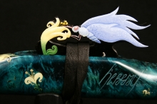 Boxelder Burl Native American Flute, Minor, Mid A-4, #E12L